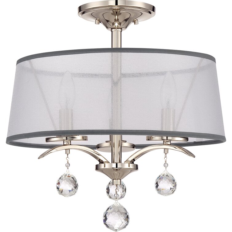 Contemporary drum store chandelier